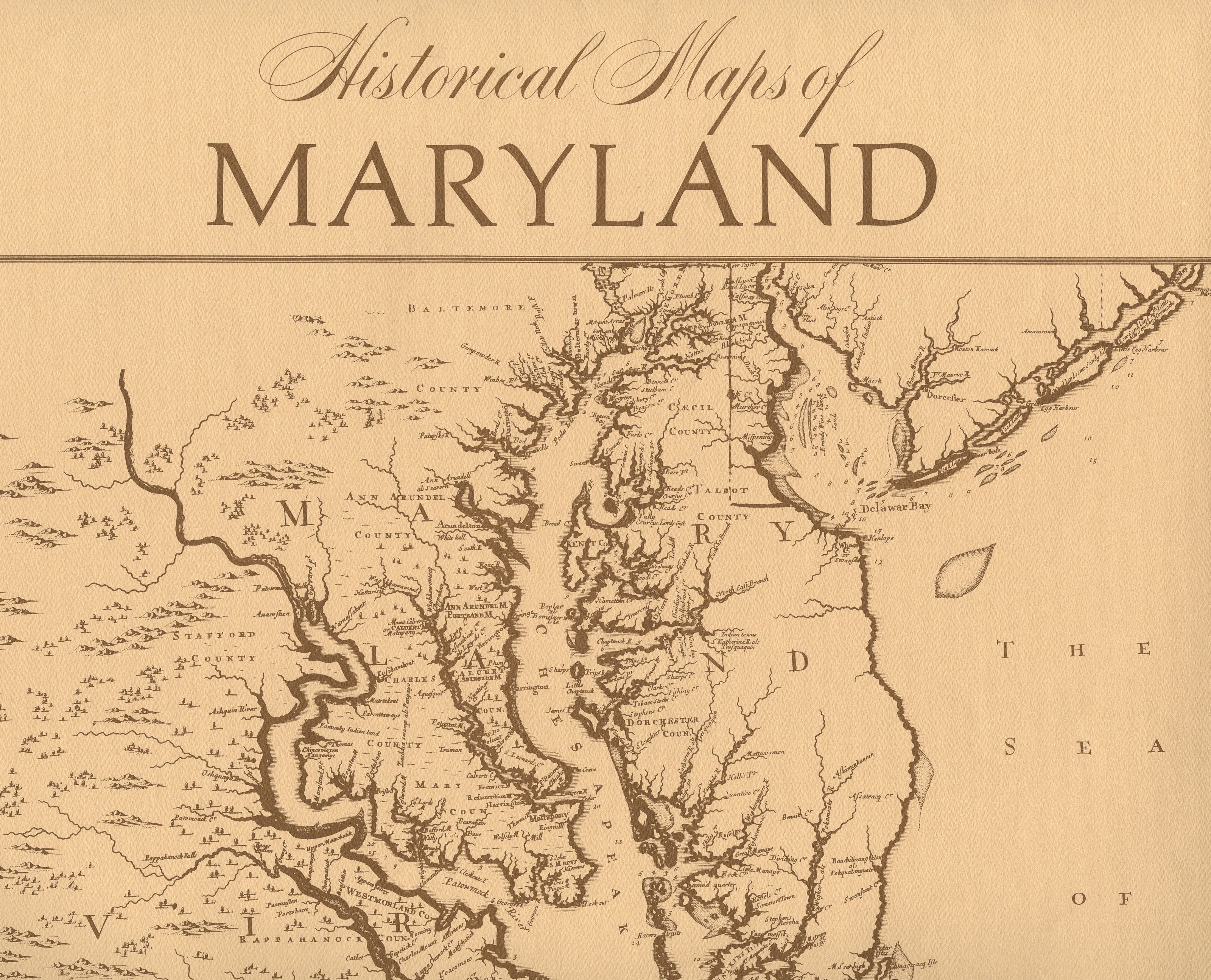 Historical Maps of Maryland. MD Maps Digital Collections the