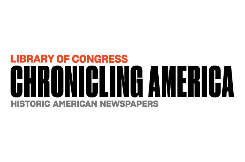 Library of Congress Chronicling America Historic American Newspapers logo