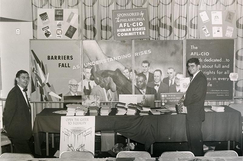 Civil rights exhibit at the Convention of American Federation of State, County, and Municipal Employees, AFL-CIO, Civil Rights Department Records, 1936-2000