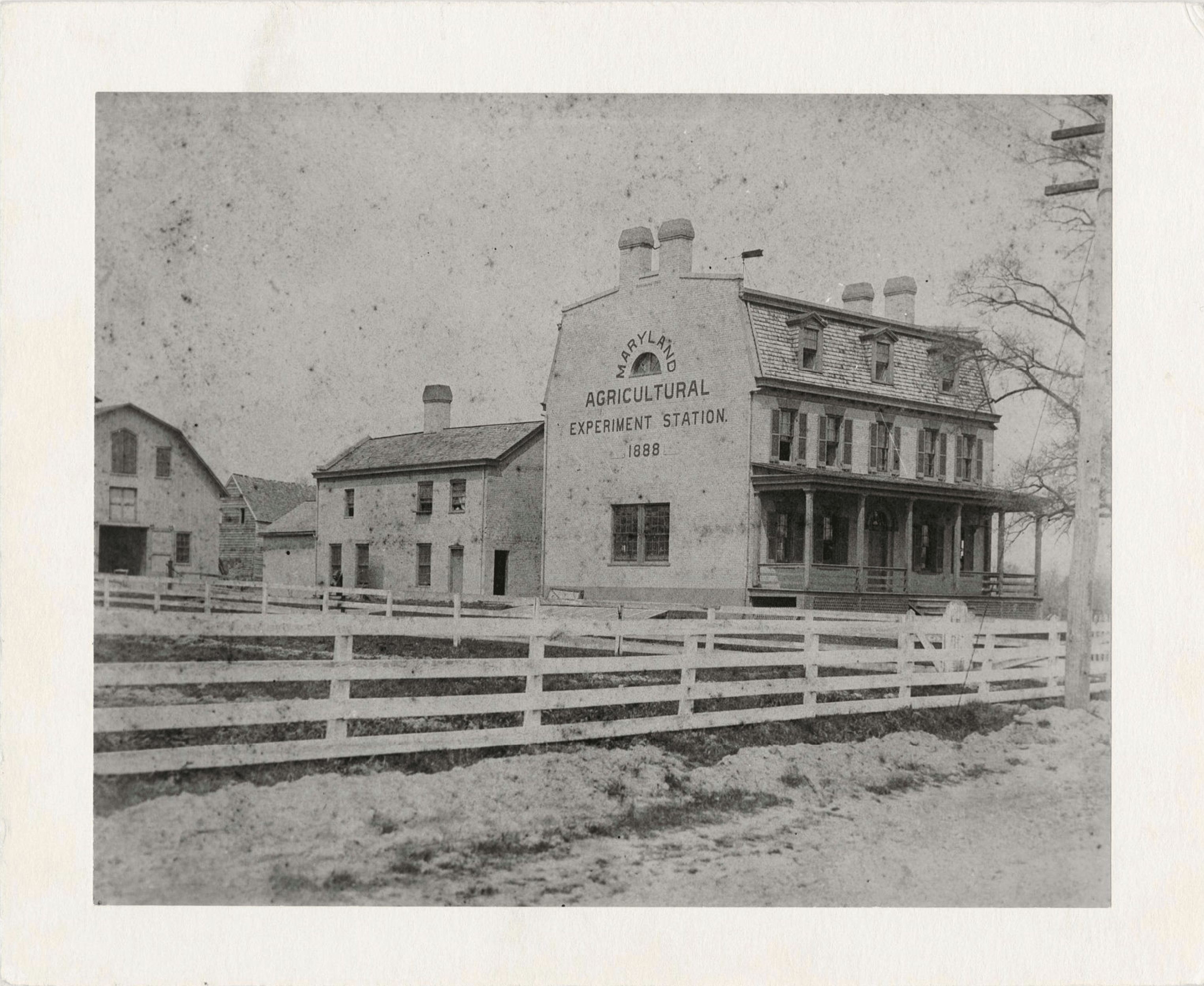 Rossborough Inn, Maryland Agricultural College, circa 1901